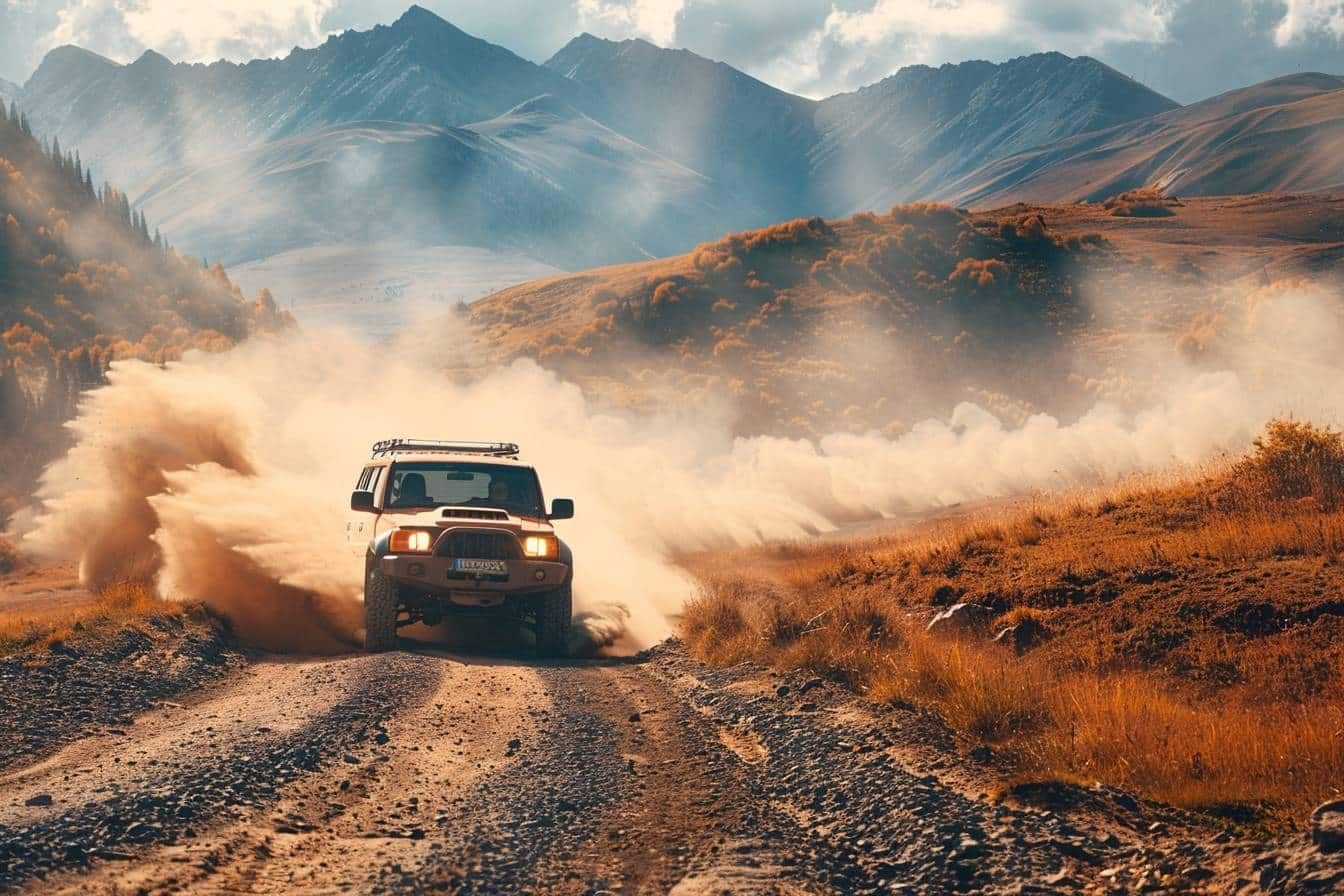Comment gérer la conduite sur route de gravier ou en mauvais état