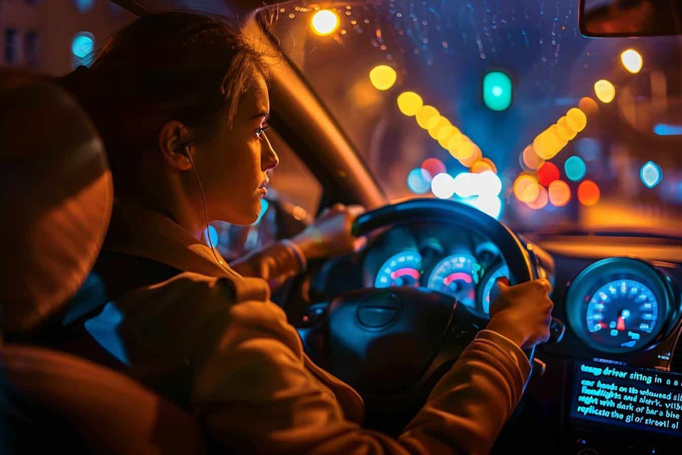 Gestion des situations de conduite de nuit en conduite accompagnée