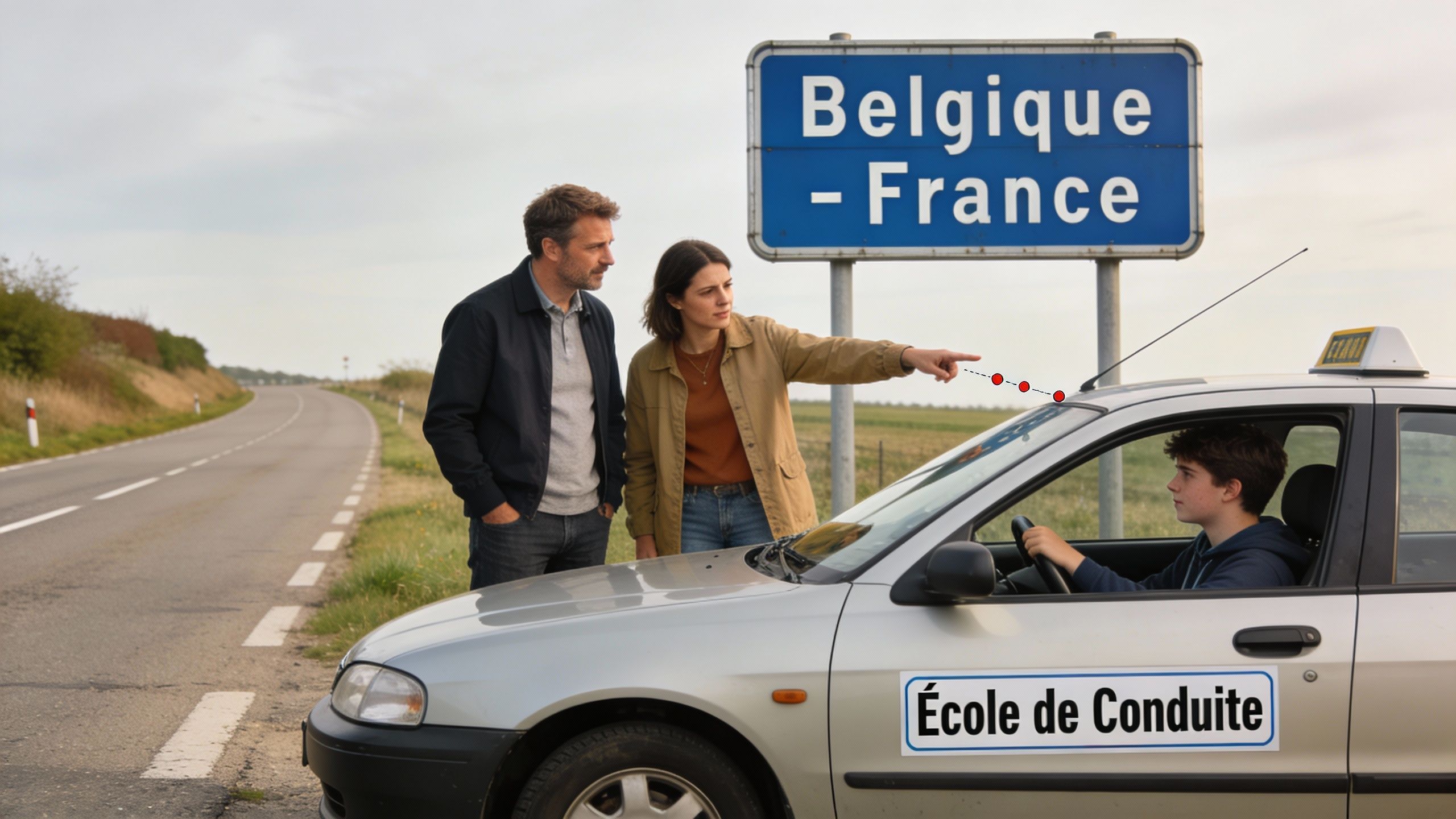 Peut-on poursuivre la conduite accompagnée en Belgique ou à l’étranger ?