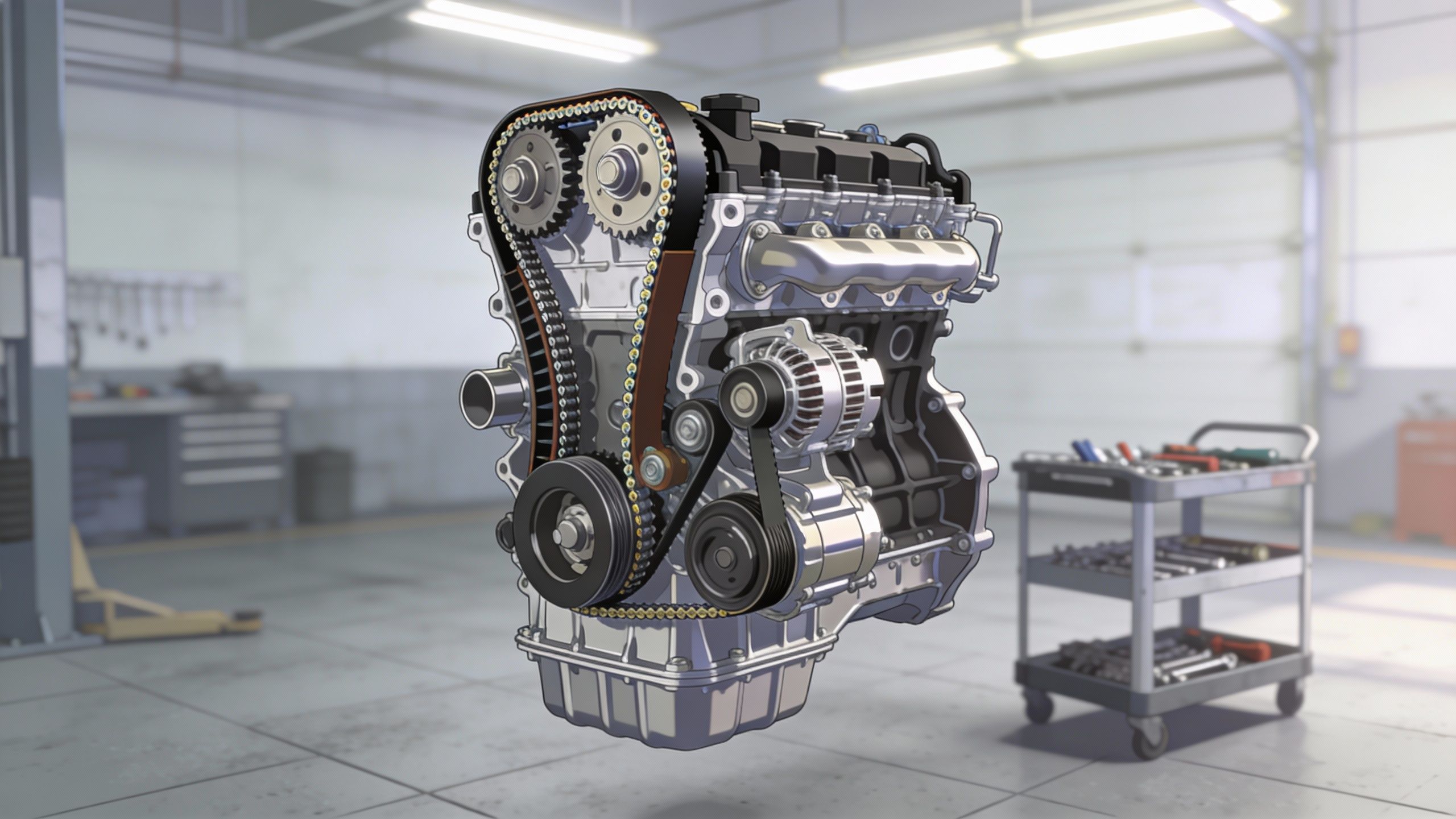 Chaîne ou courroie de distribution : différence entre les deux ?