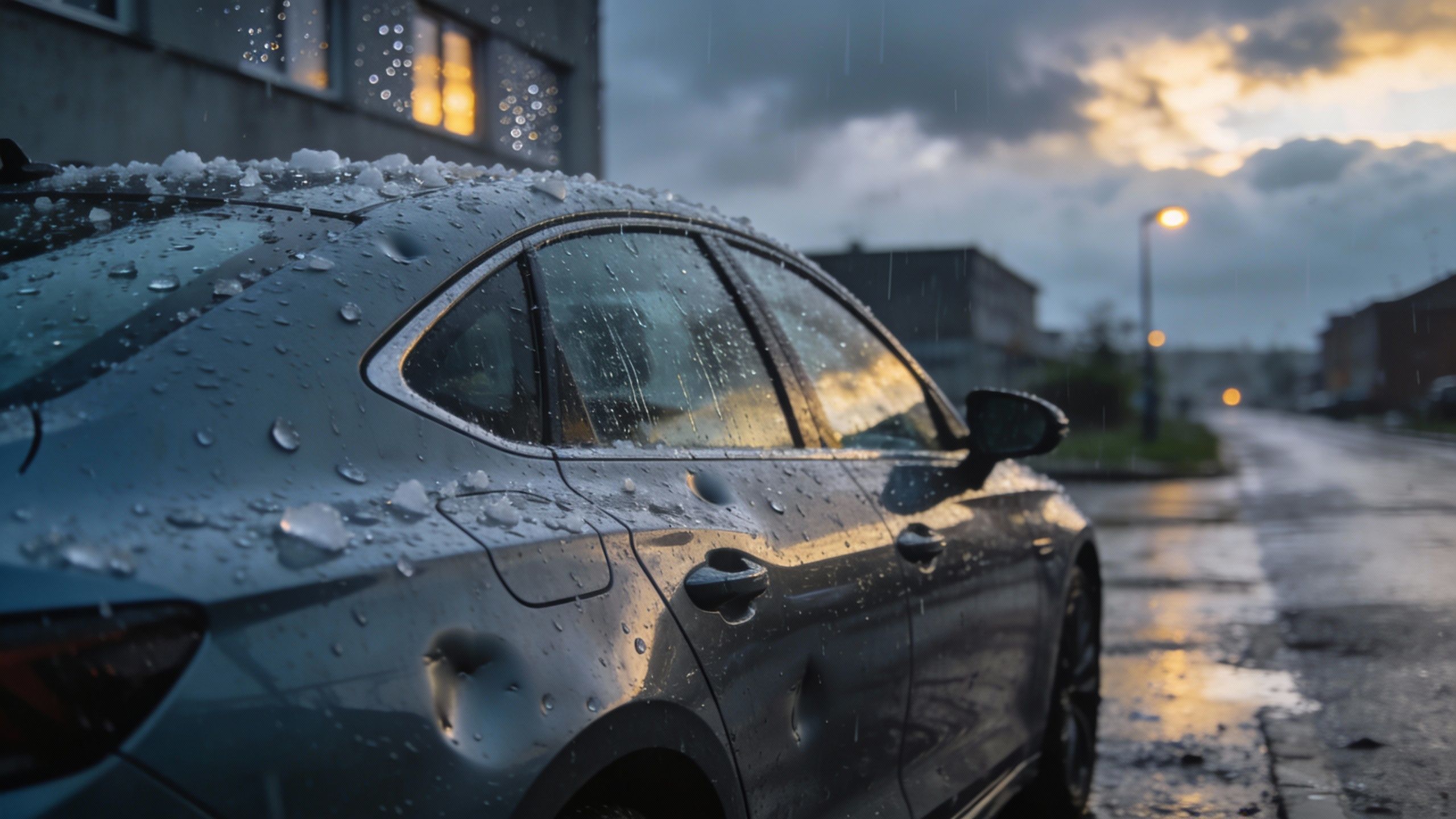 Voiture grêlée : que faire pour être indemnisé par l’assurance ?
