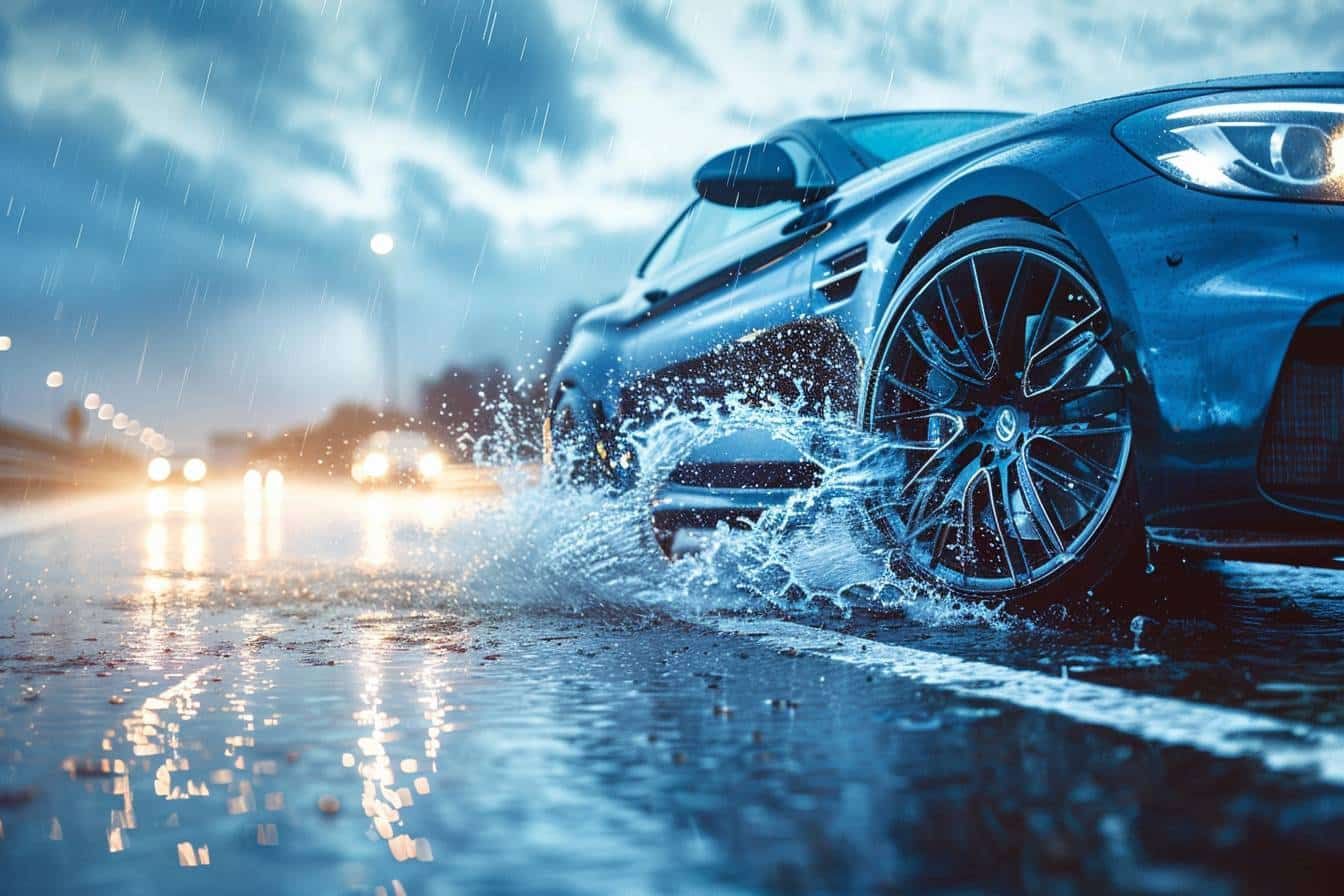 Échapper aux risques d'aquaplanage en conduisant : des astuces qui sauvent