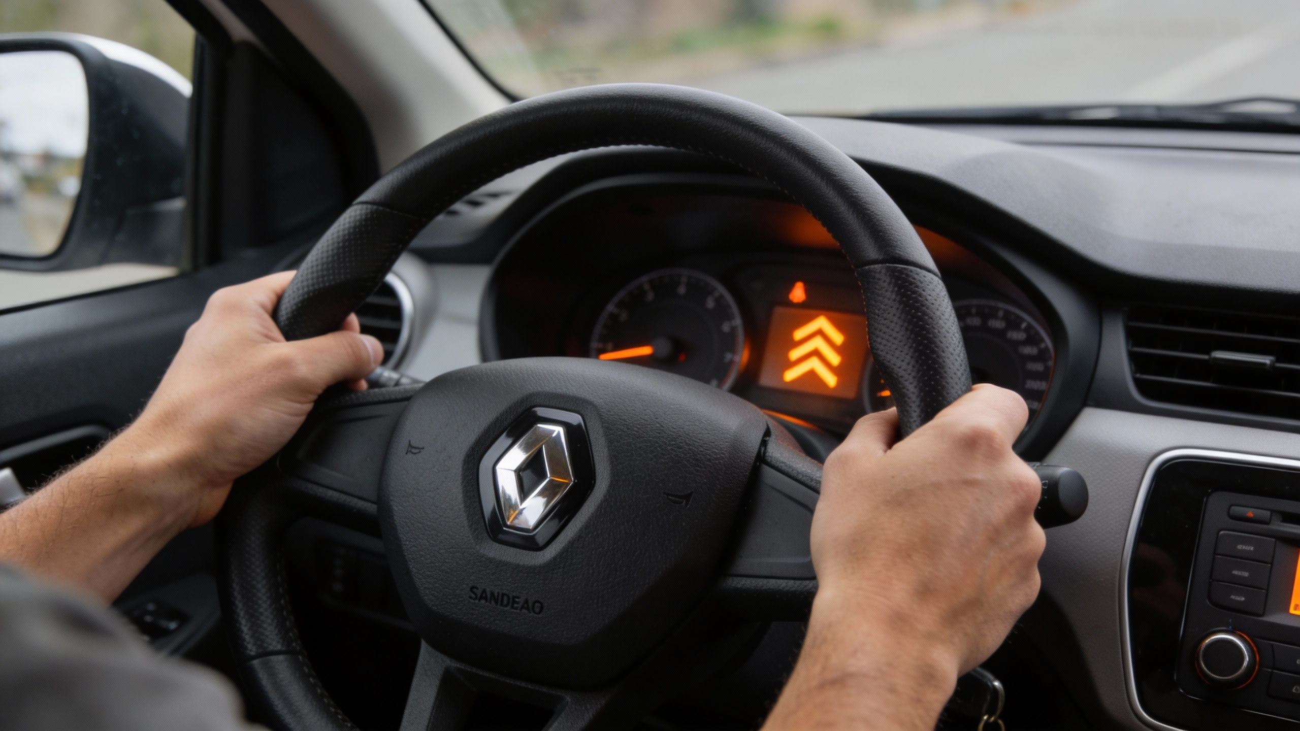 Voyant zigzag rouge et orange sur Dacia : signification et solutions
