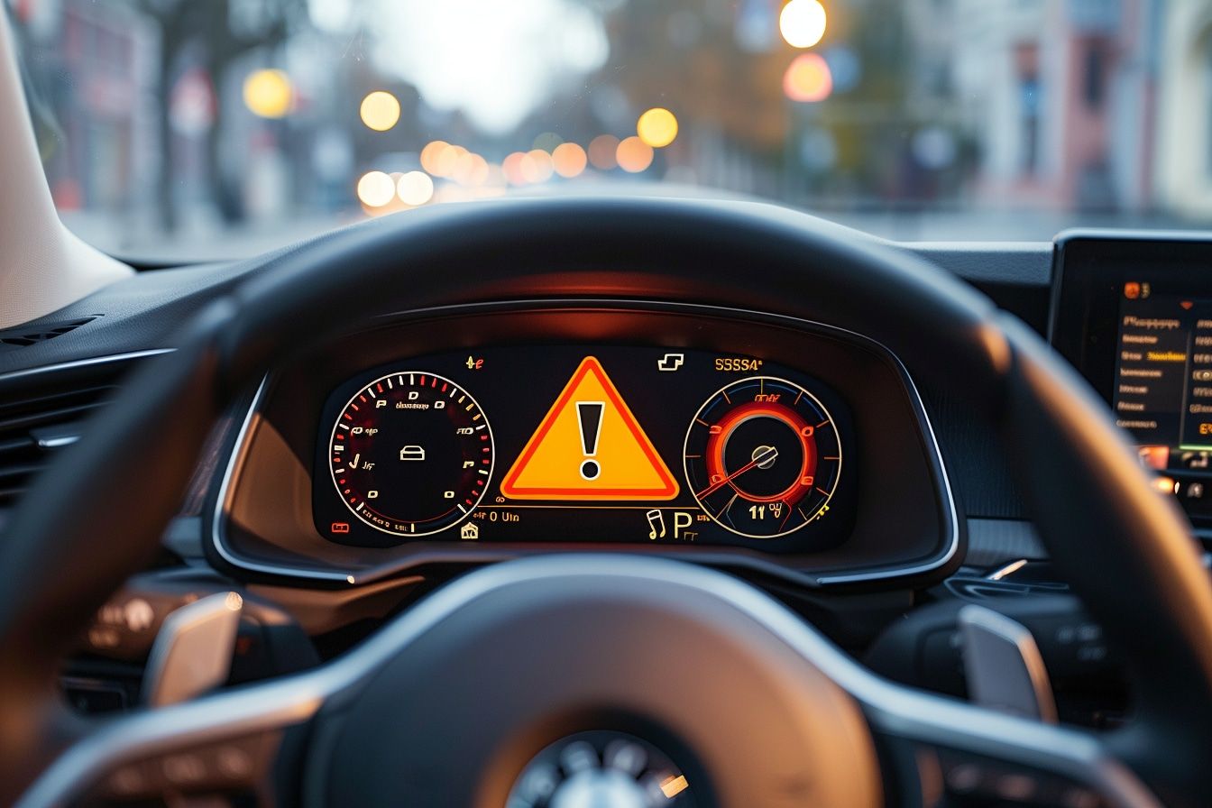 Signification du voyant triangle orange avec point d'exclamation dans votre véhicule