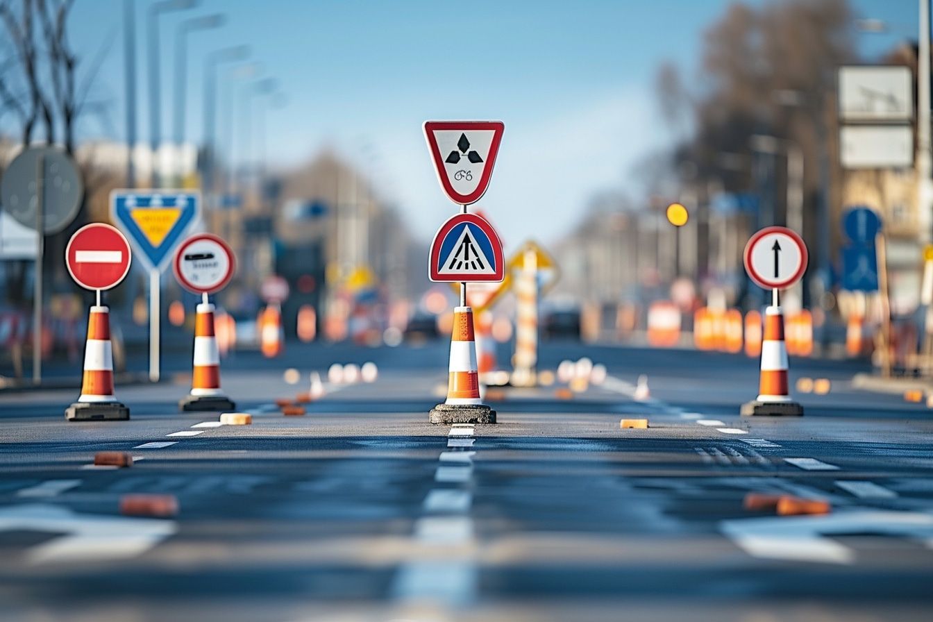 Guide complet sur la signalisation verticale, horizontale et temporaire : règles et applications