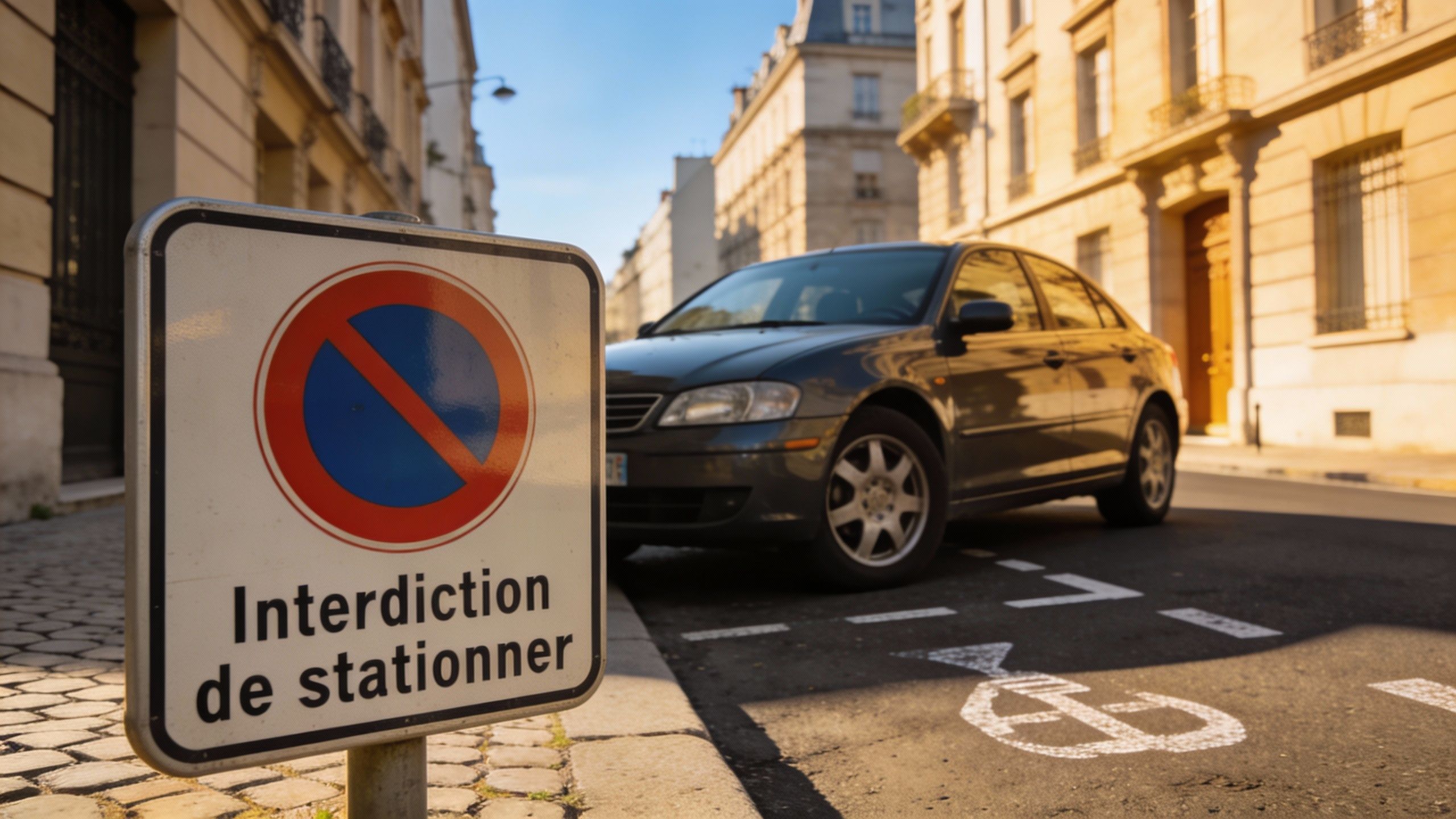 Panneau d’interdiction de stationner : règles, signification et sanctions