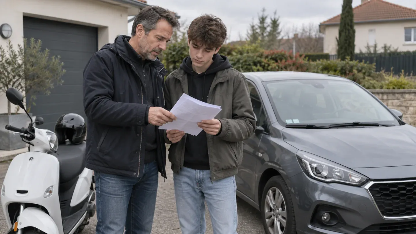 Conduite accompagnée et deux-roues : clarifier l’assurance en famille