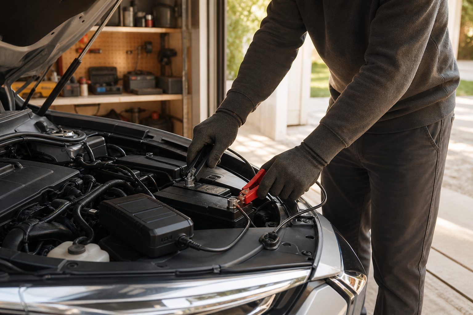 Recharger une batterie Bosch de voiture sans compromettre le véhicule