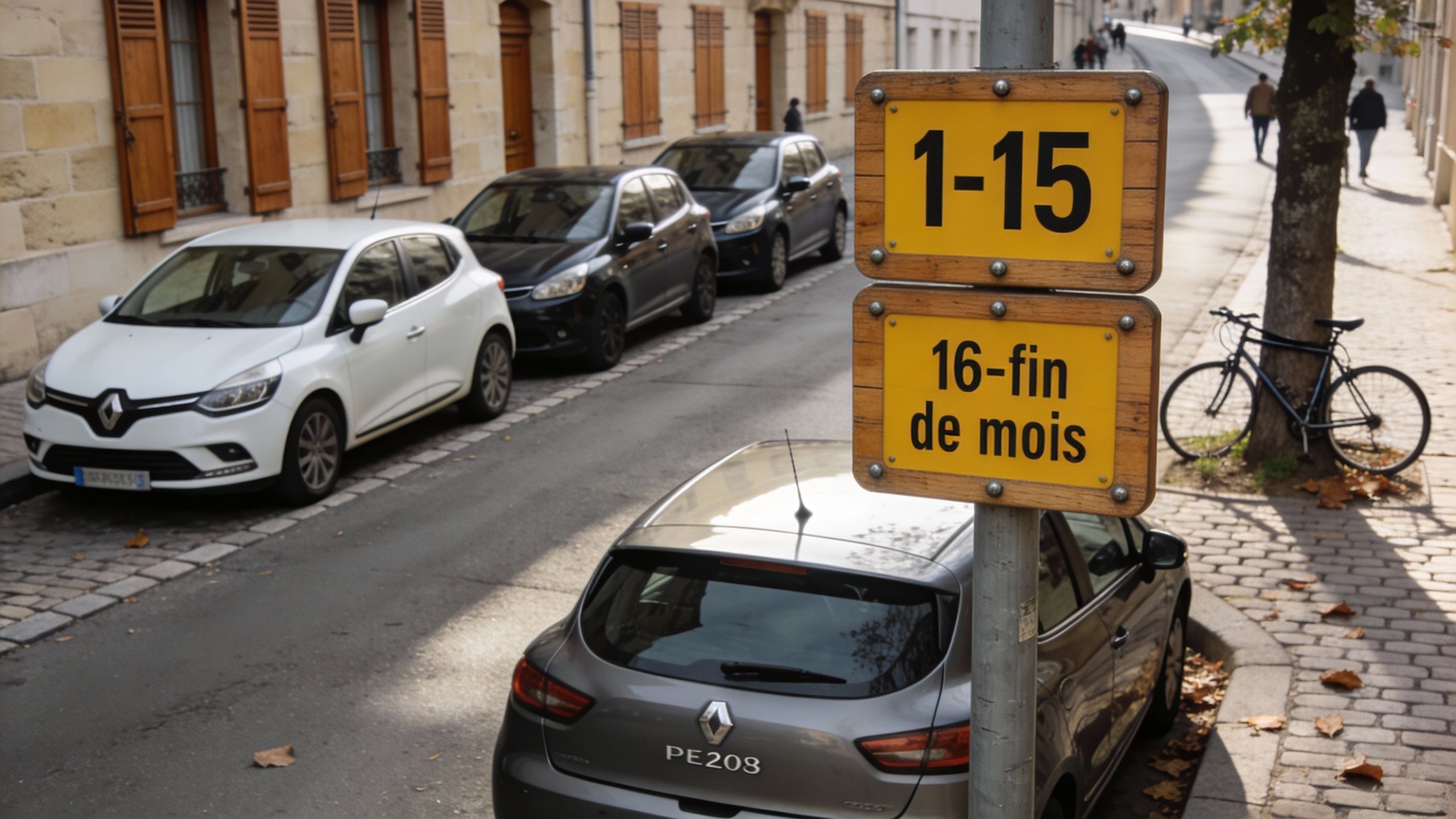 Comprendre le stationnement unilatéral à alternance semi-mensuelle