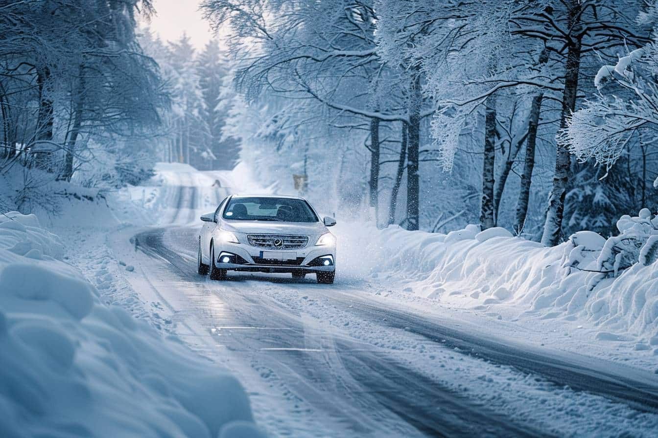 La conduite sur route verglacée : précautions à prendre
