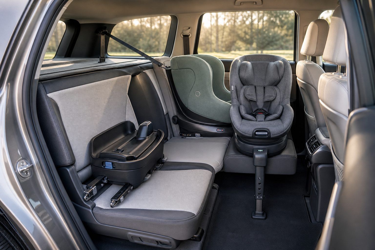 Base Isofix, Top Tether et jambe de force&nbsp;: les différences à connaître