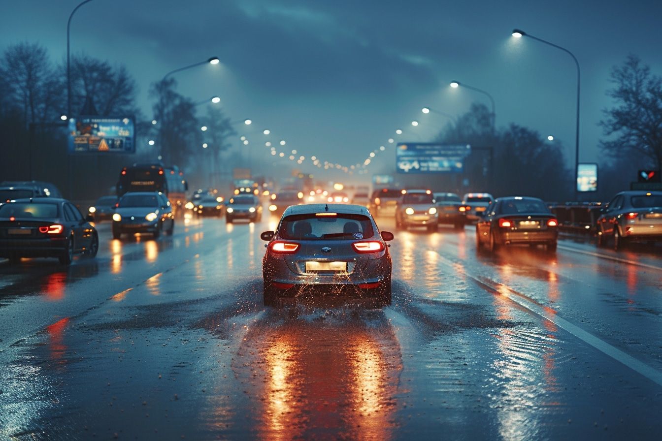 Comment conduire en toute sécurité lors d'un aquaplaning sur la route