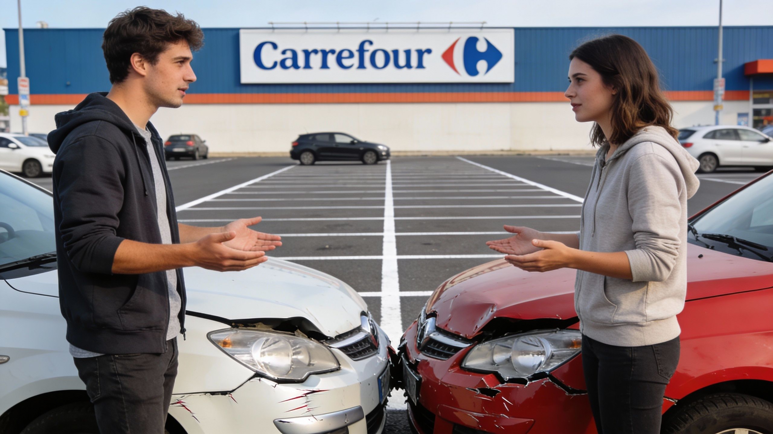 Accident sur un parking : qui est responsable en cas de torts partagés ?