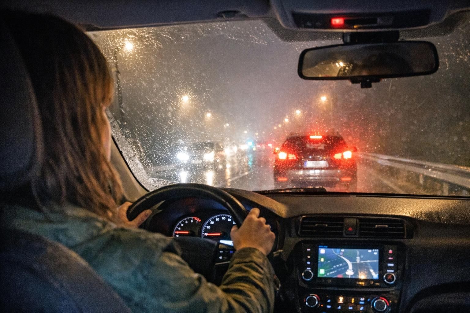 Conduire sous la pluie et de nuit en sécurité