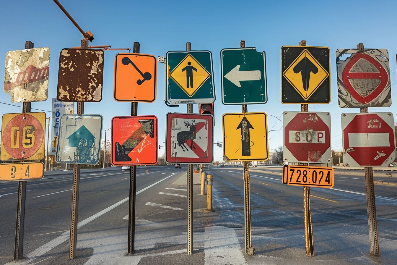 Guide complet pour reconnaître et différencier les panneaux d'intersection
