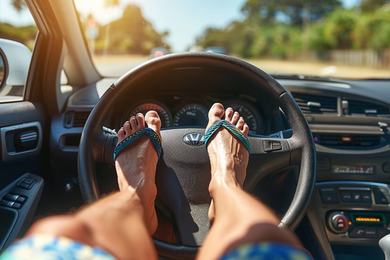 Les Dangers de la Conduite en Tongs ou Pieds Nus