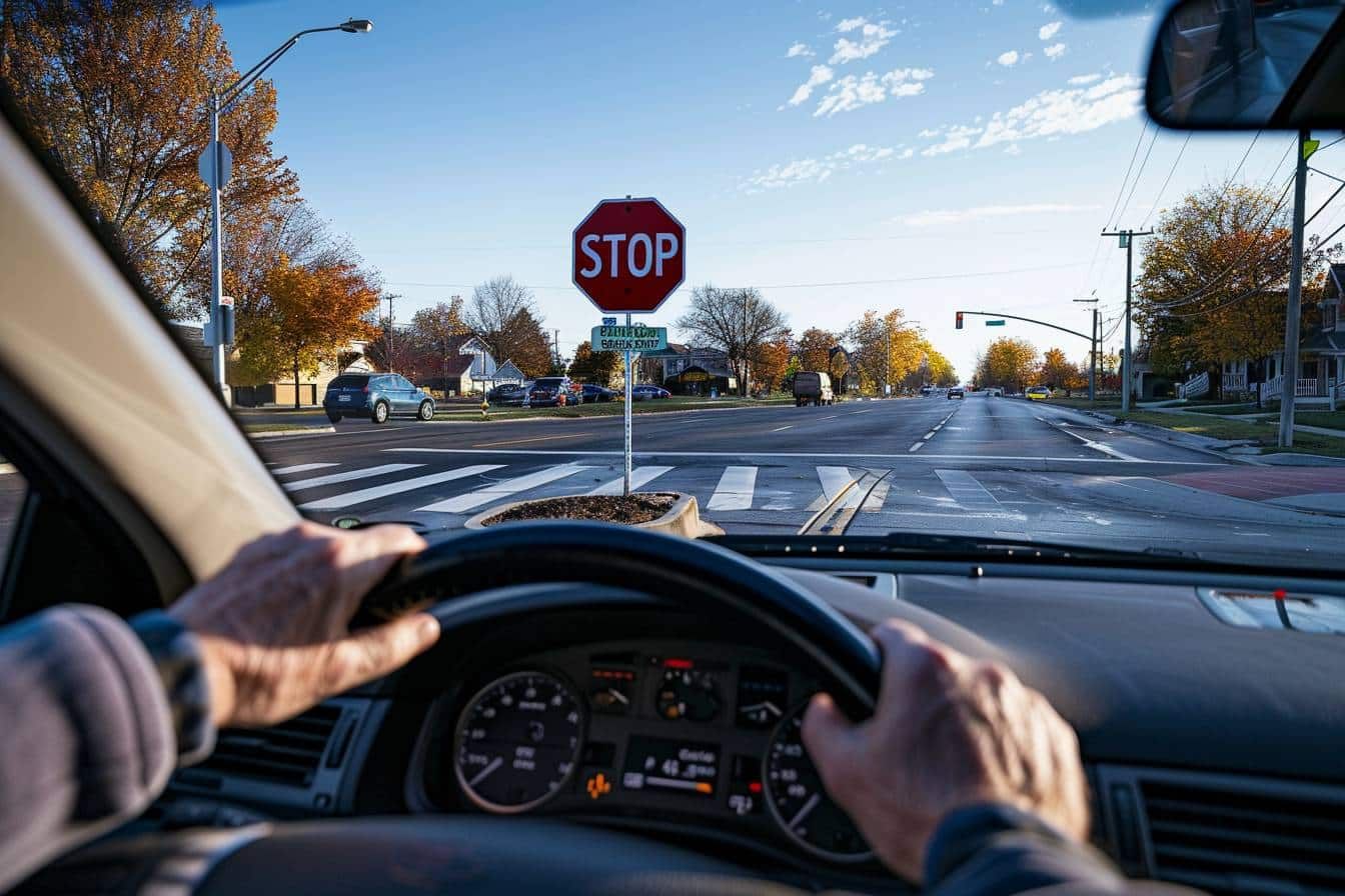 Les Étapes à Suivre pour Bien S’arrêter à un Stop