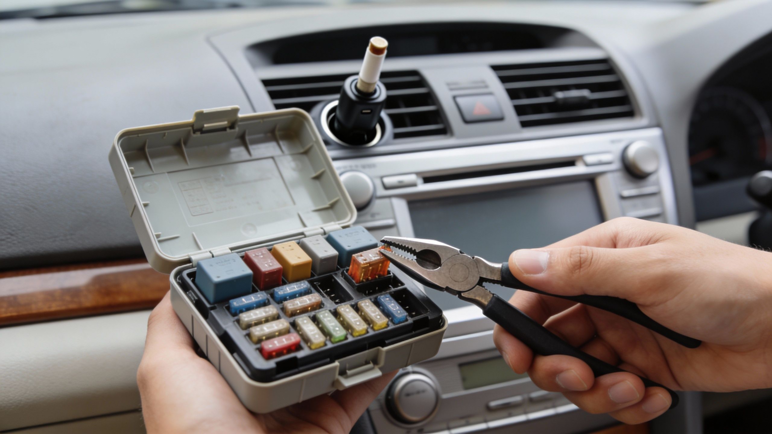 Remplacement du fusible de l'allume-cigare