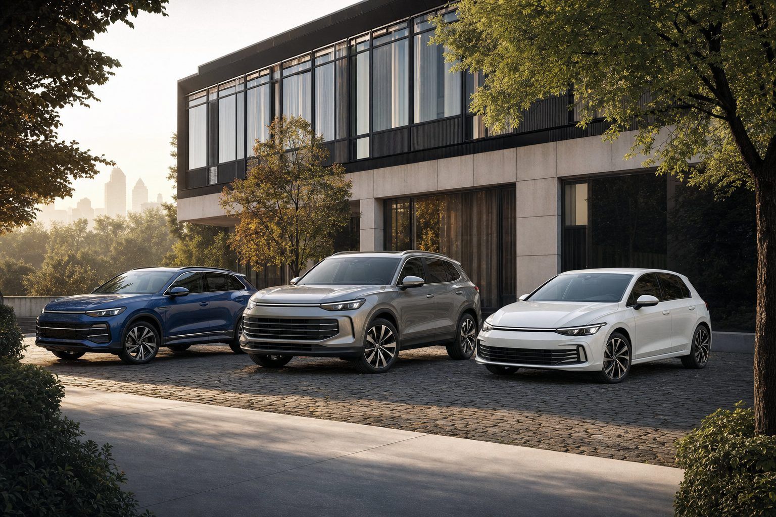 Volkswagen Tiguan, T-Roc et Golf dans la gamme actuelle