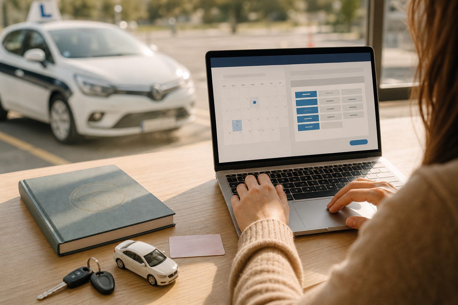 Passer le code puis réserver l'épreuve pratique