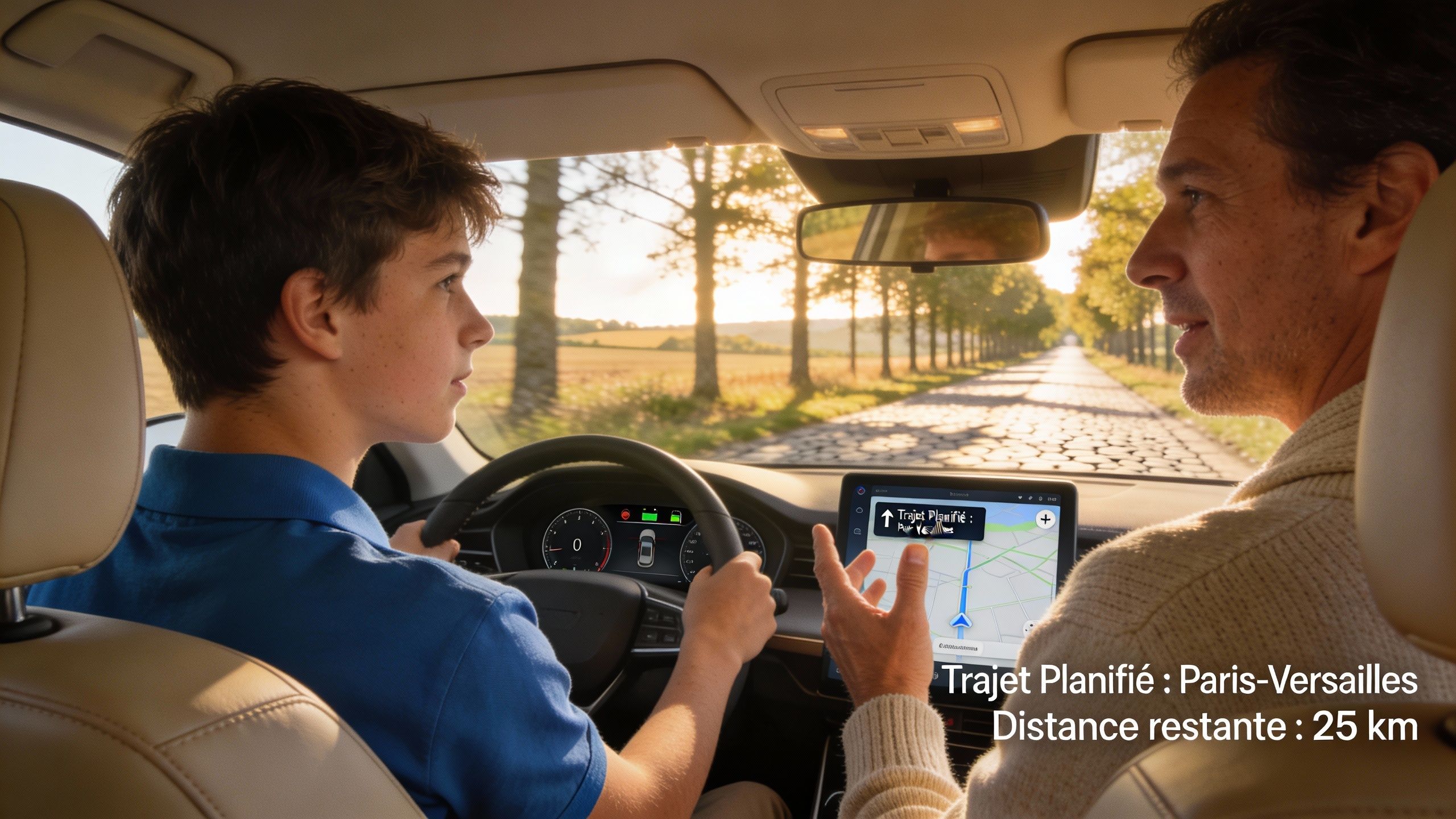 Quelle distance faut-il parcourir en conduite accompagnée AAC ?