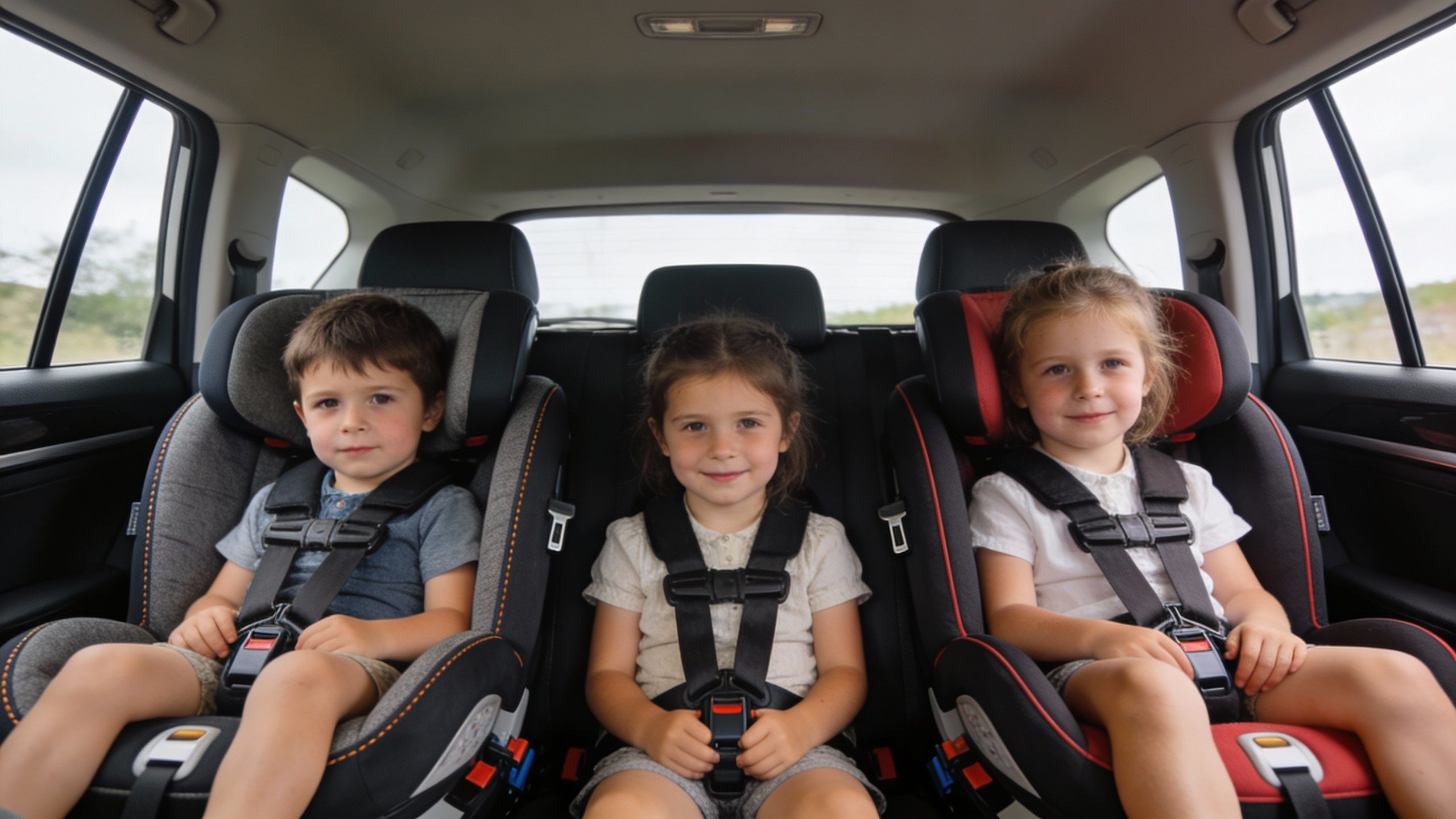 Quelle voiture 5 places peut accueillir 3 sièges auto à l’arrière ?